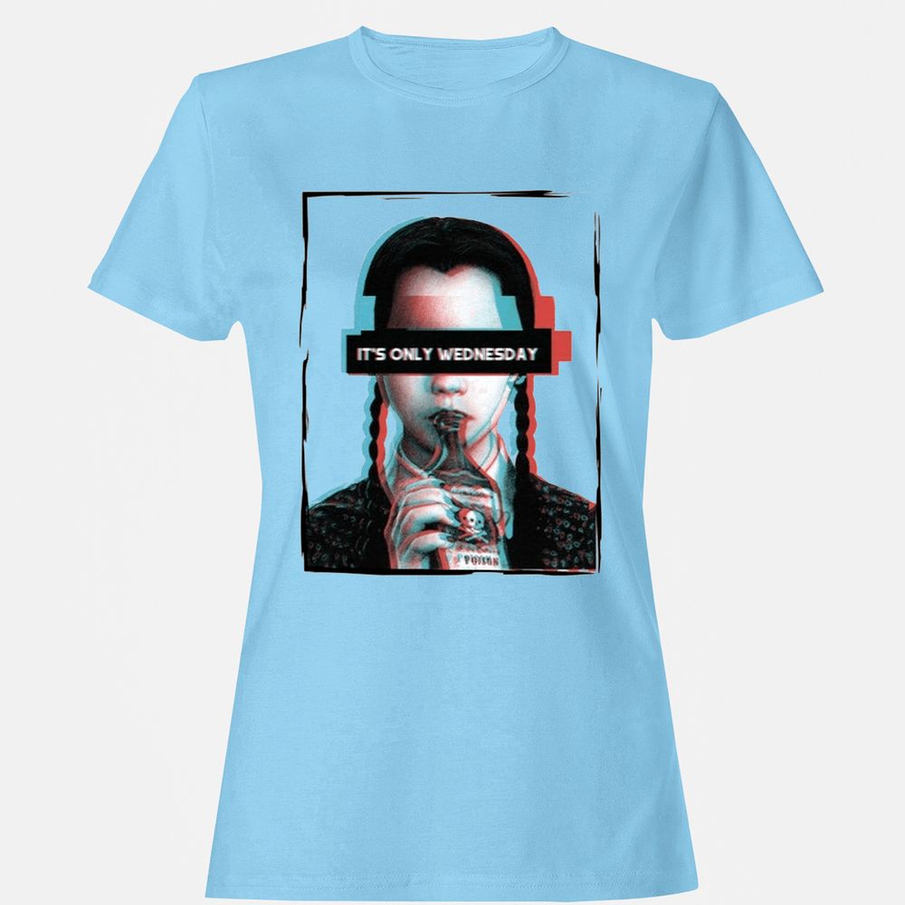 Women's T-Shirt - 39CQQV35 - Light Blue - 8
