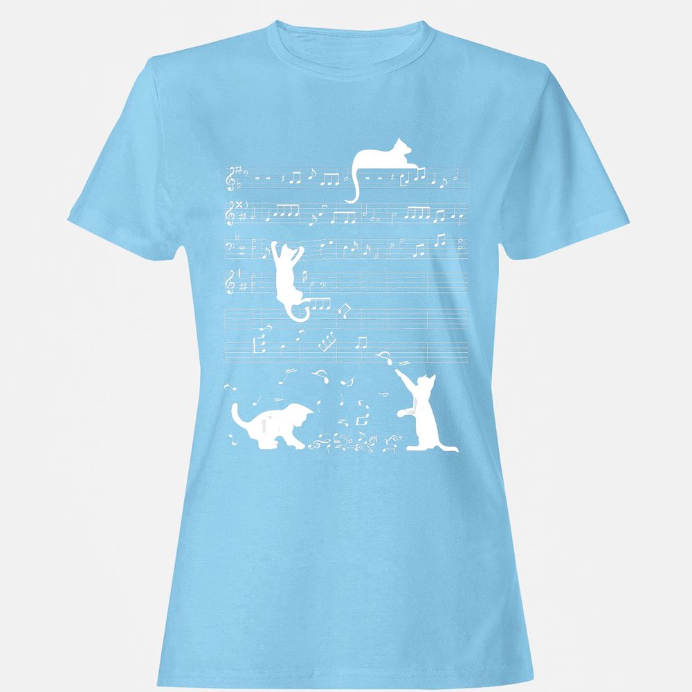 Women's T-Shirt - 74F1DCCZ - Light Blue - 8