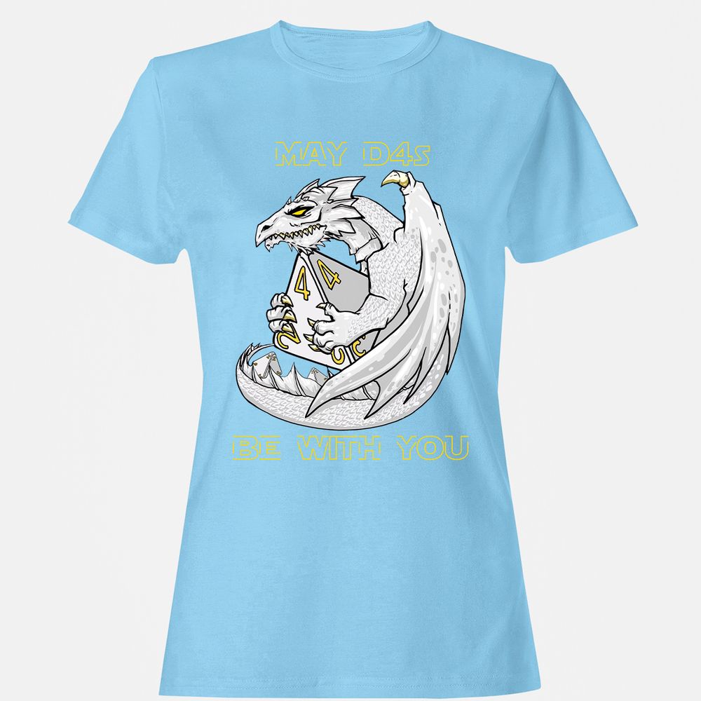 Women's T-Shirt - 8AFGFZMK - Light Blue - 8