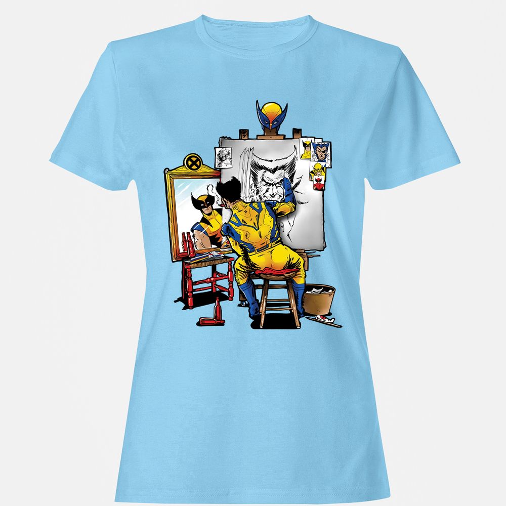 Women's T-Shirt - 33RKT86U - Light Blue - 8