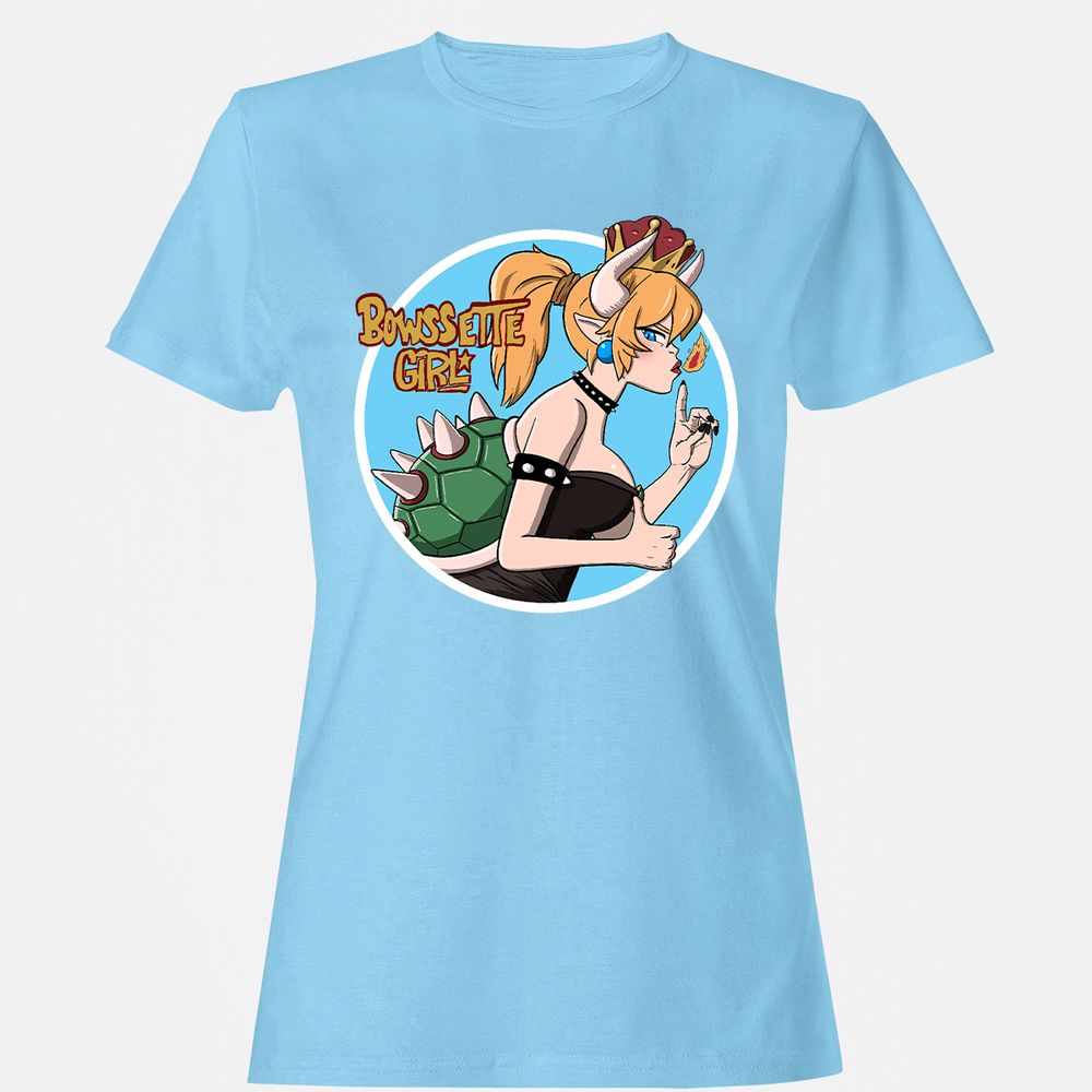 Women's T-Shirt - 1VXLN35N - Light Blue - 8