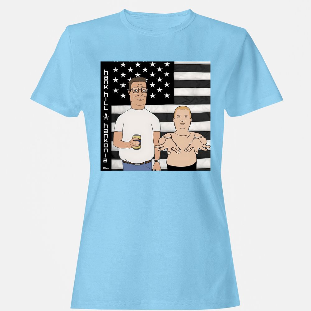 Women's T-Shirt - PV4TB3ZE - Light Blue - 8