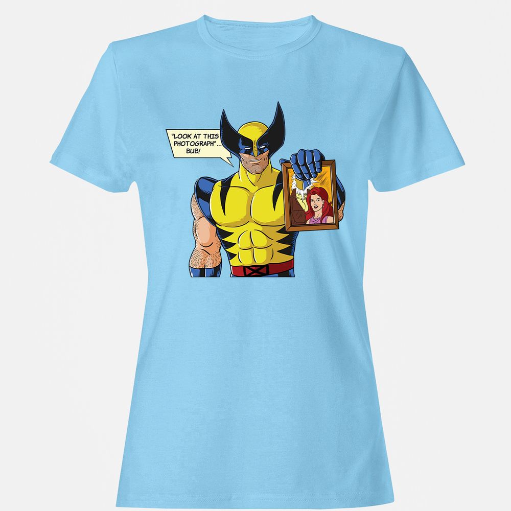 Women's T-Shirt - 3YR3PH6E - Light Blue - 8