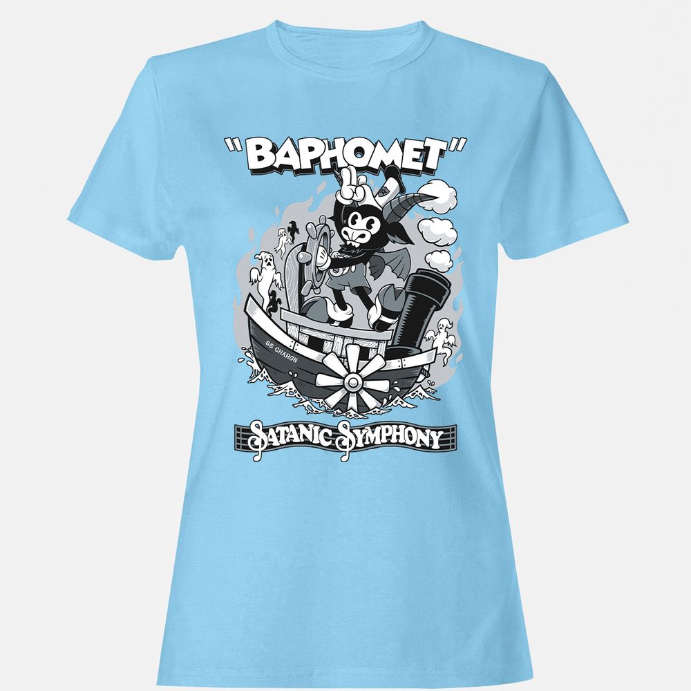 Women's T-Shirt - DNKVRVMQ - Light Blue - 8