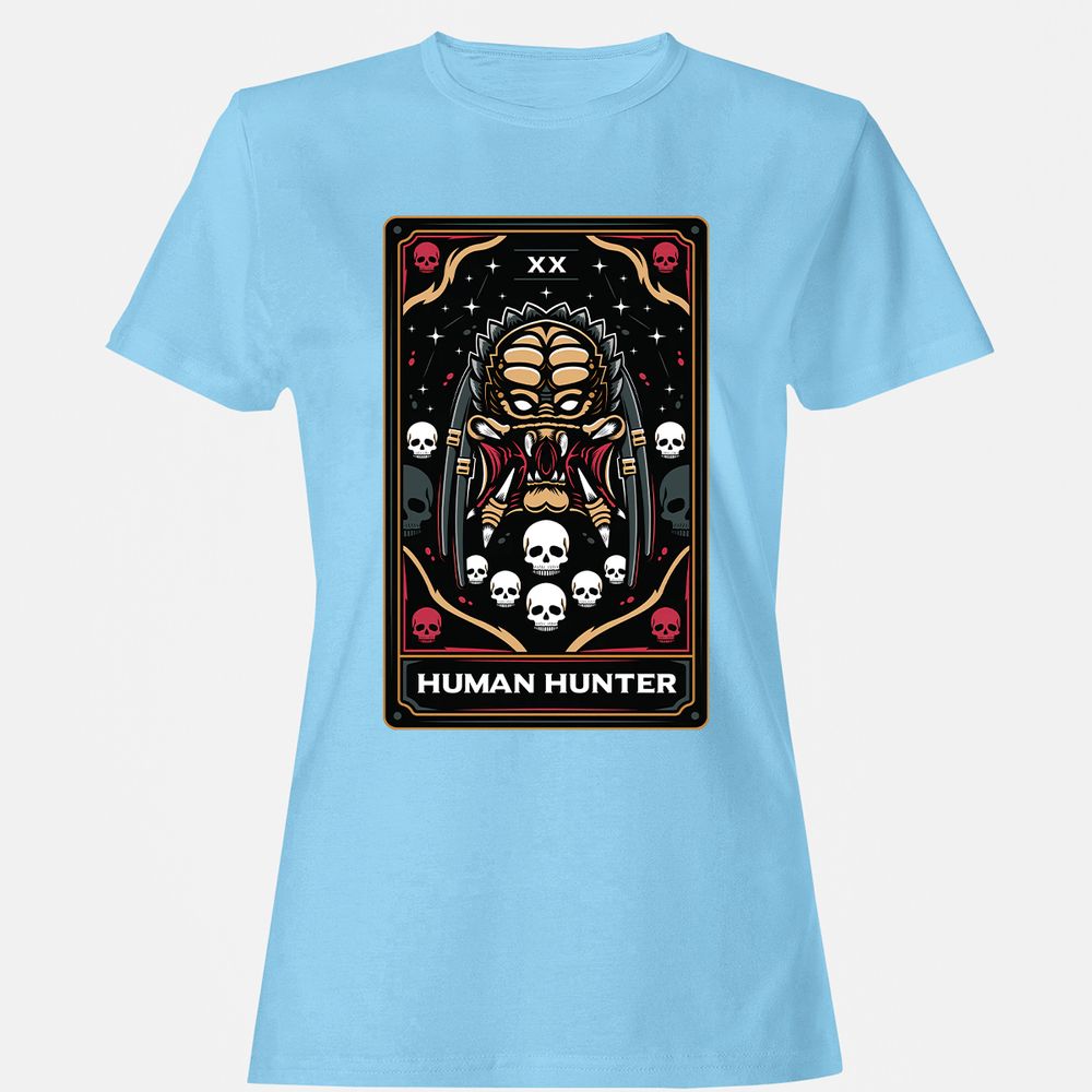 Women's T-Shirt - LKQ7PK6R - Light Blue - 8