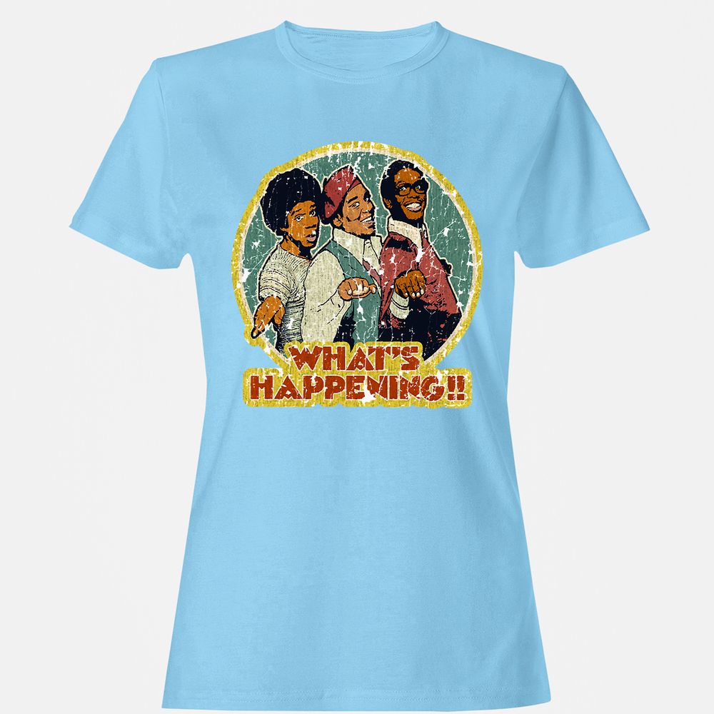 Women's T-Shirt - QV6EBCEG - Light Blue - 8