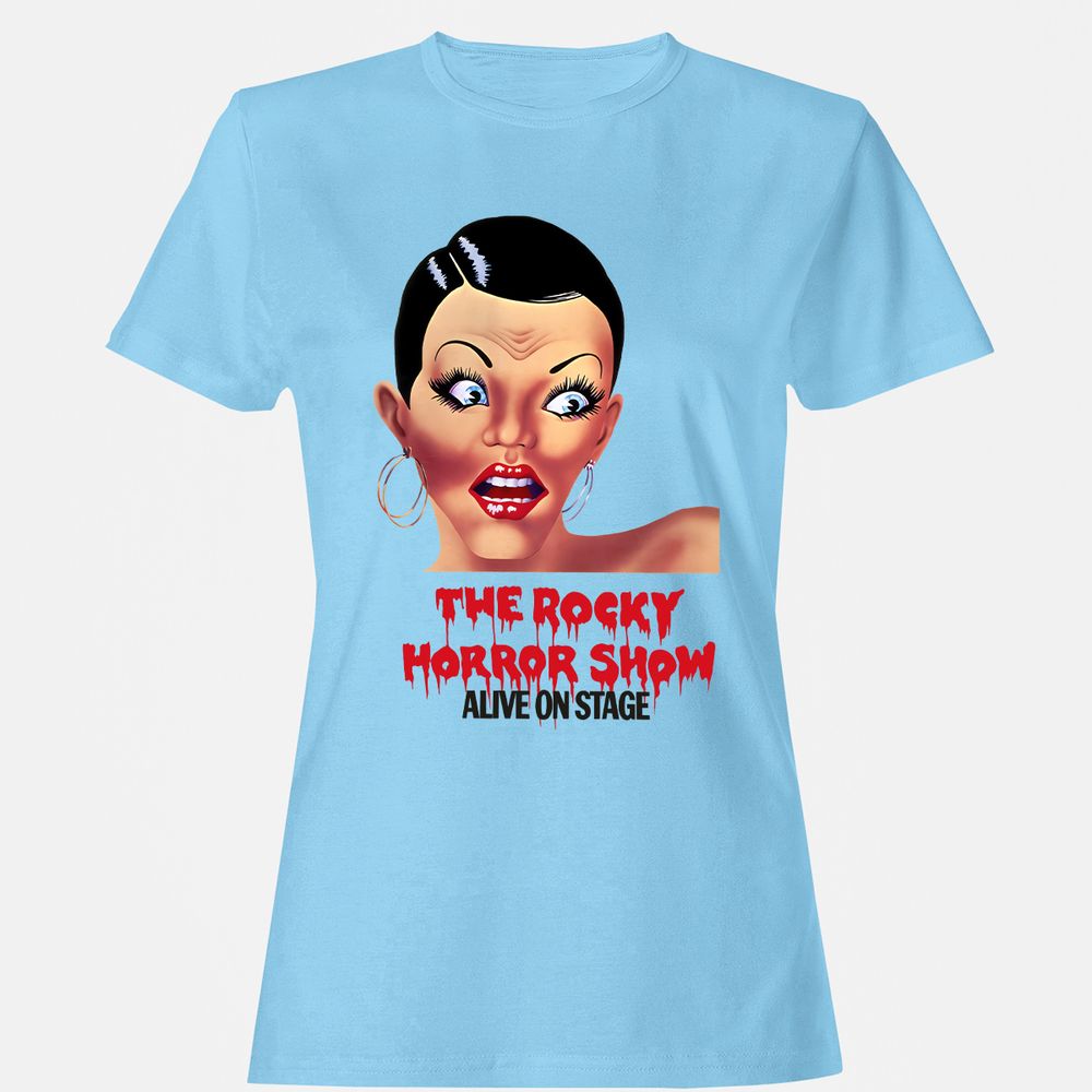 Women's T-Shirt - 8KUC3YBG - Light Blue - 8