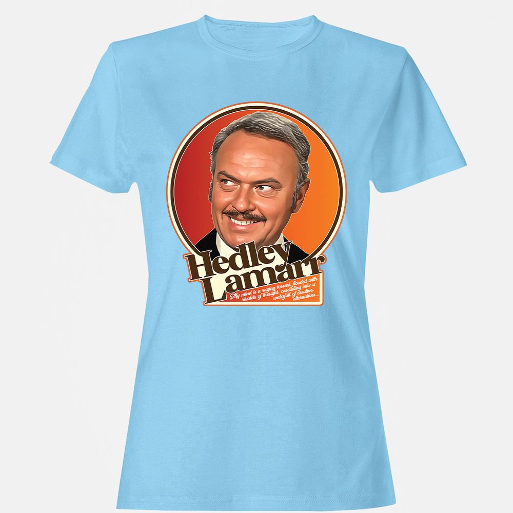 Women's T-Shirt - 3YX5VU4J - Light Blue - 8