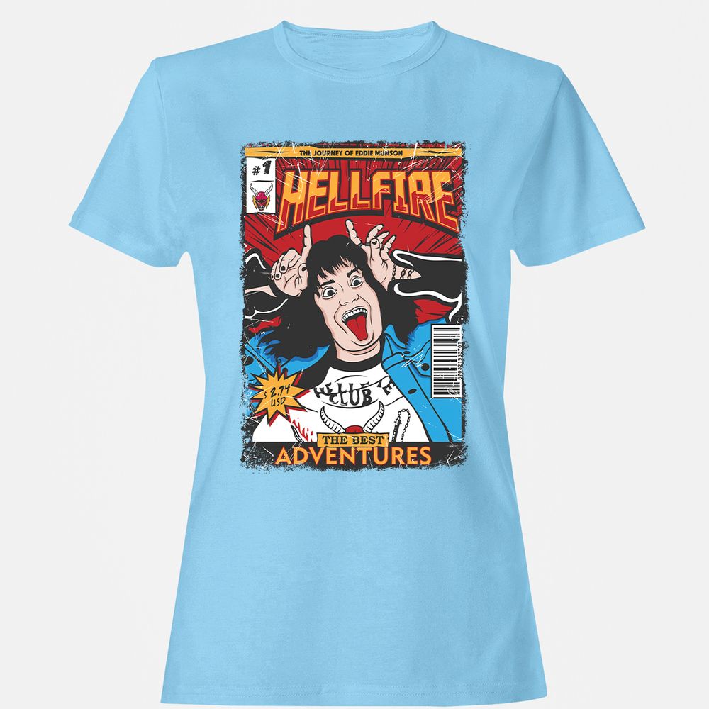 Women's T-Shirt - JSV2PFDP - Light Blue - 8