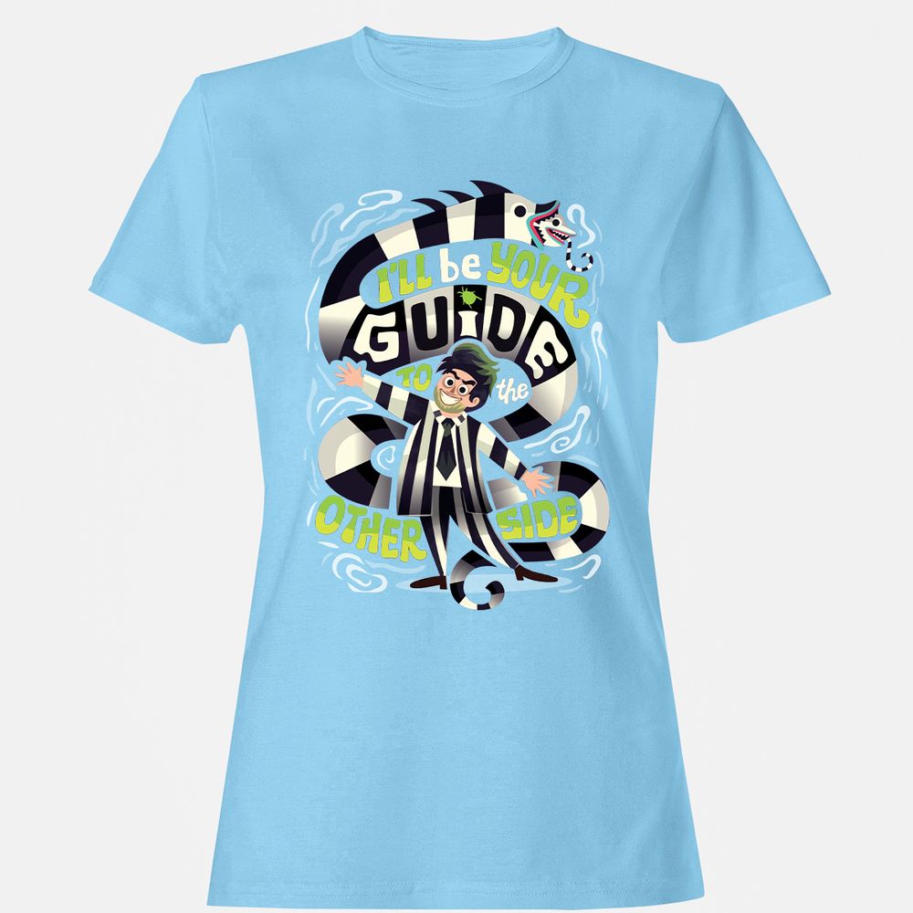 Women's T-Shirt - MUQG34XN - Light Blue - 8