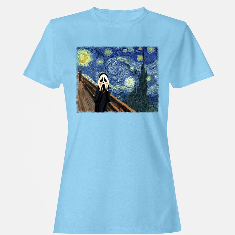 Women's T-Shirt - TY1ANQ6F - Light Blue - 8