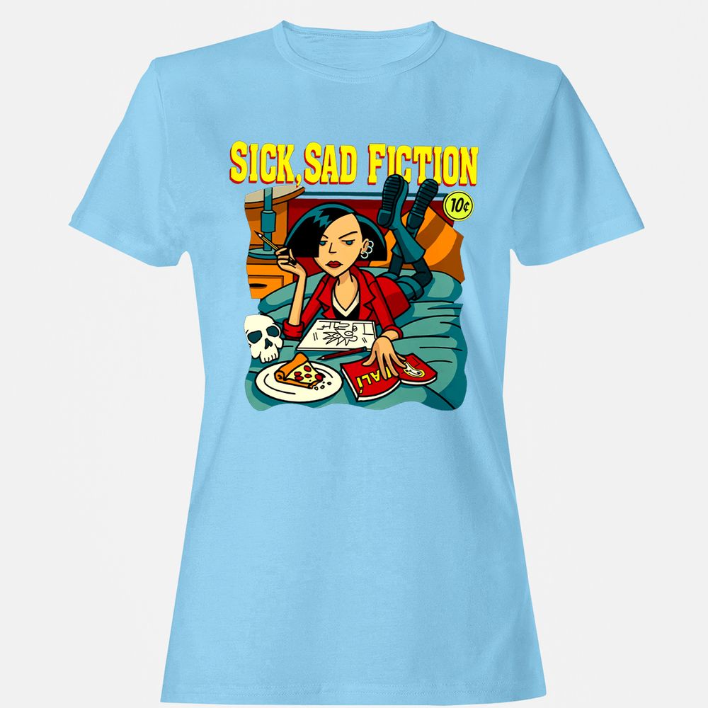 Women's T-Shirt - 6RV492SH - Light Blue - 8