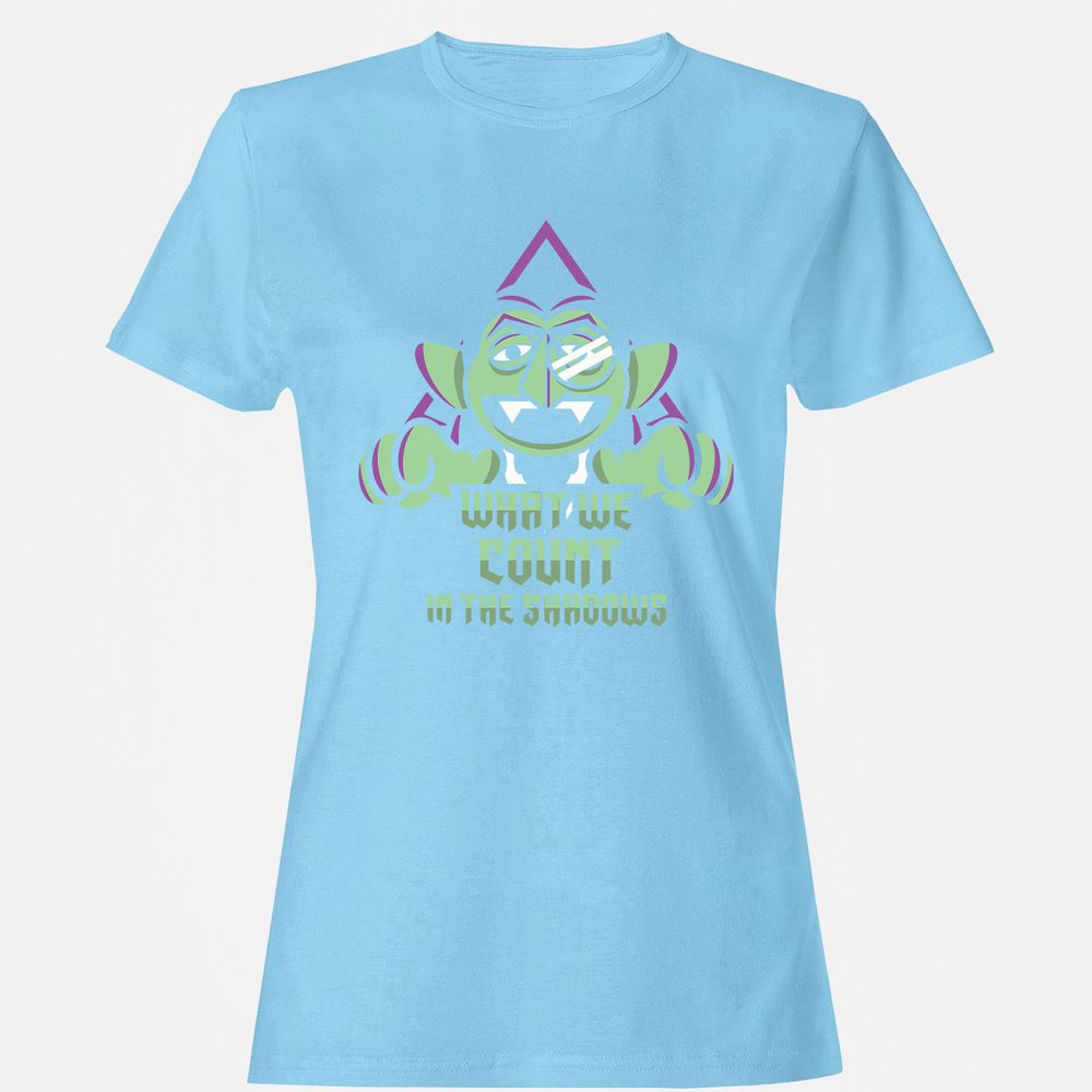 Women's T-Shirt - 11L7R1VQ - Light Blue - 8