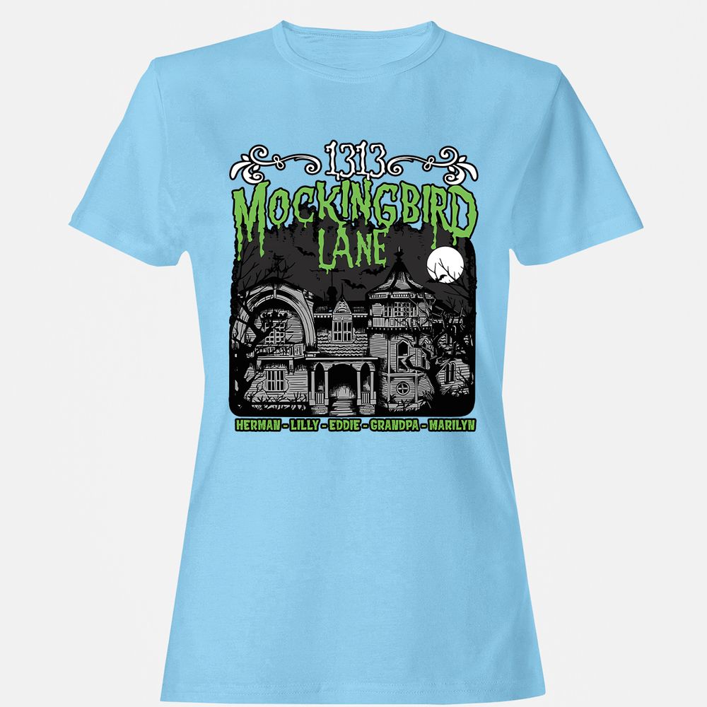 Women's T-Shirt - HQXPJ43B - Light Blue - 8