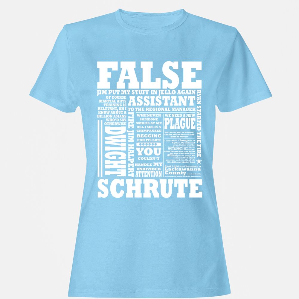 Women's T-Shirt - NEYKQ3CS - Light Blue - 8