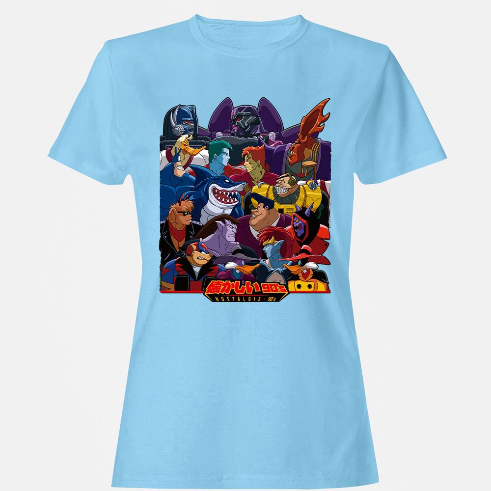 Women's T-Shirt - 9S3CW4Q4 - Light Blue - 8