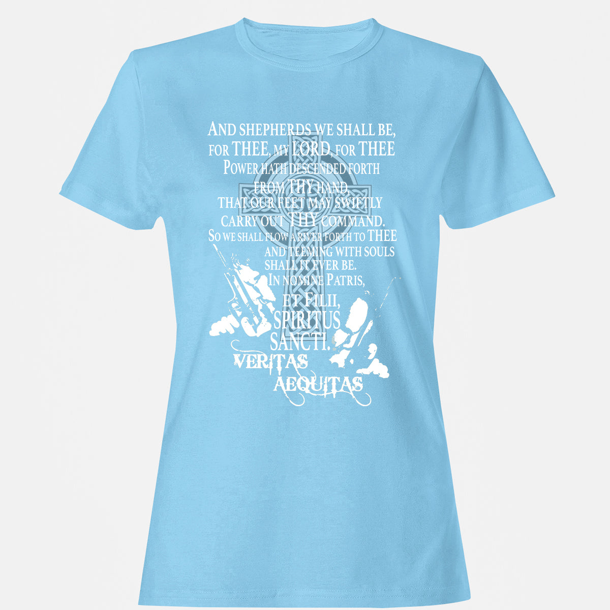 Women's T-Shirt - F8EBXQJA - Light Blue - 8