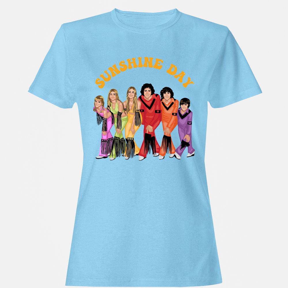 Women's T-Shirt - DGVCLLEV - Light Blue - 8