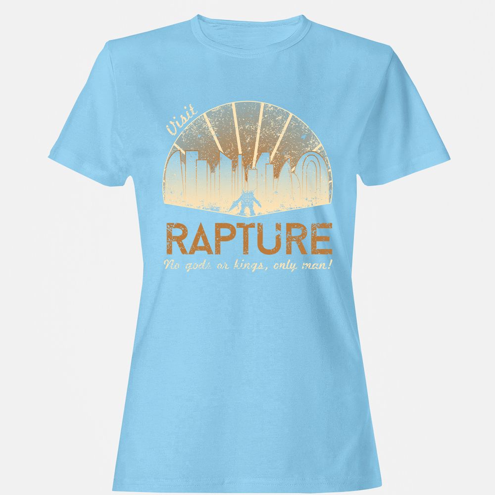 Women's T-Shirt - VJJFR4U6 - Light Blue - 8