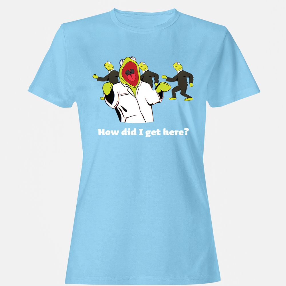 Women's T-Shirt - QVDGB92W - Light Blue - 8