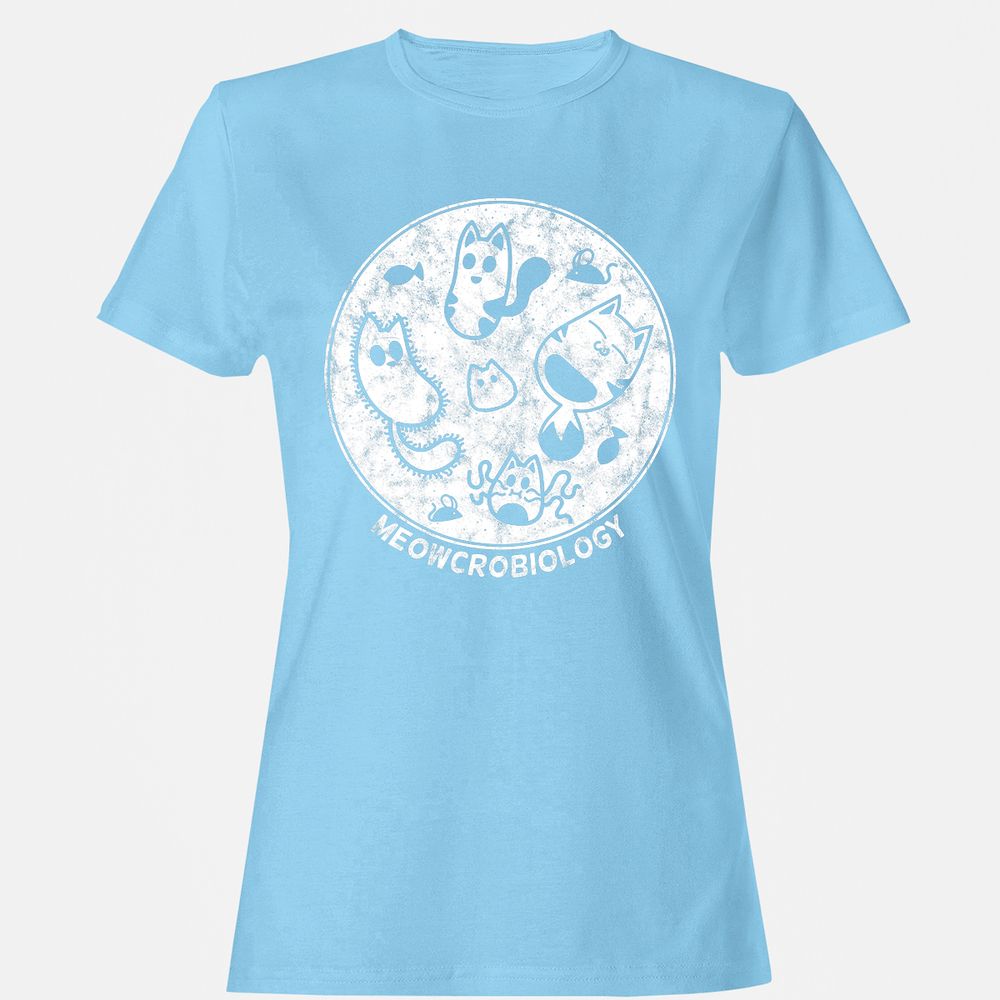 Women's T-Shirt - KJ65BDQJ - Light Blue - 8