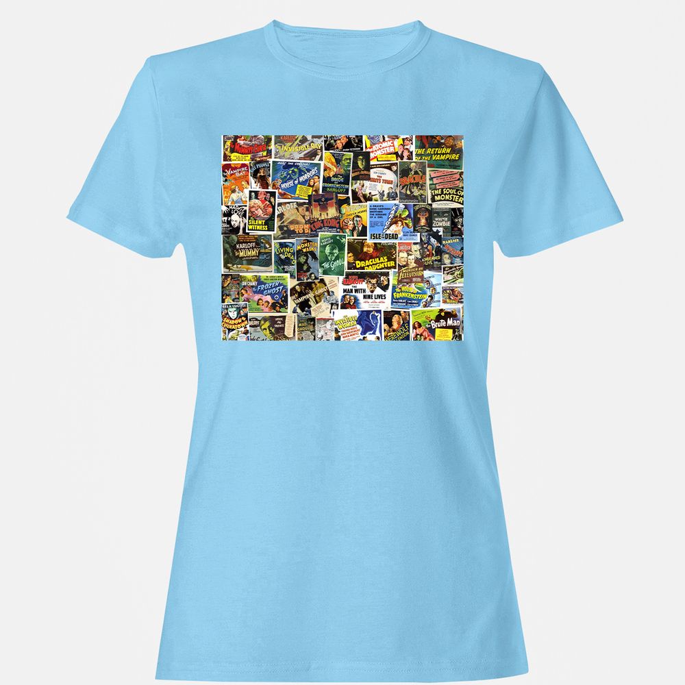 Women's T-Shirt - WDFWDUAQ - Light Blue - 8