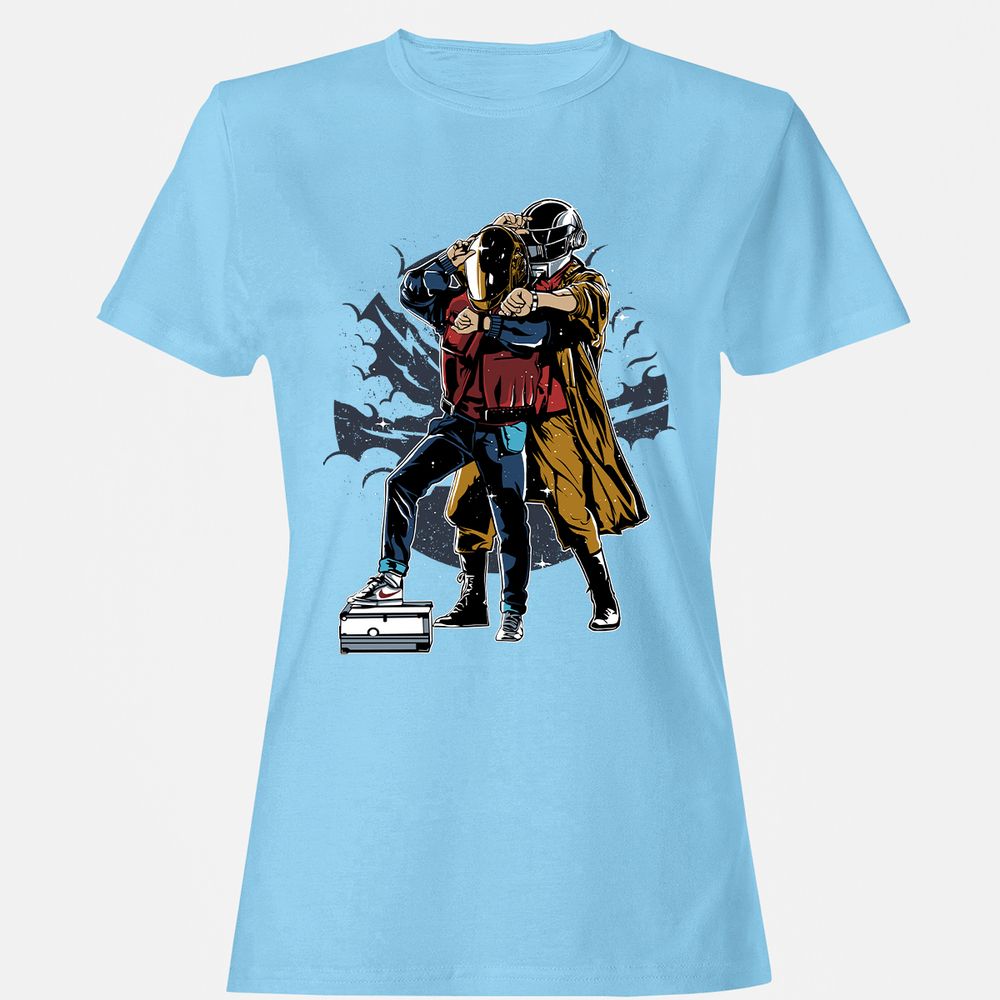 Women's T-Shirt - HQSN5DNE - Light Blue - 8