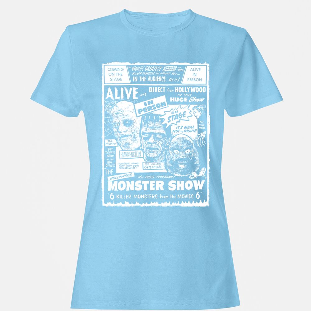 Women's T-Shirt - Y1XHK1AR - Light Blue - 8