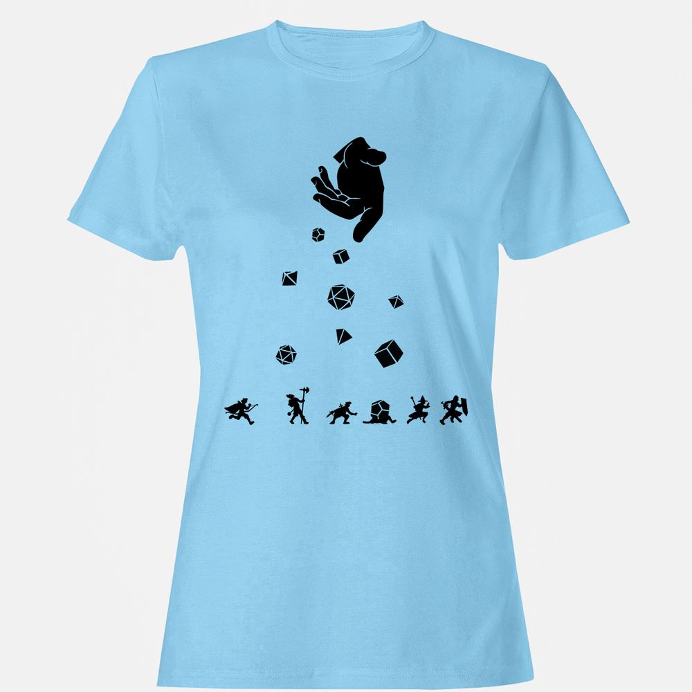 Women's T-Shirt - VZR6EBQU - Light Blue - 8