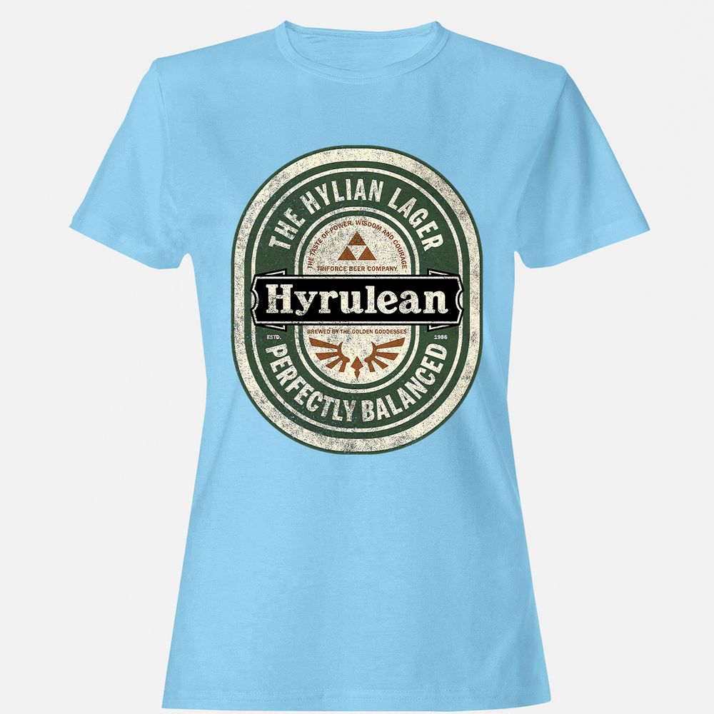 Women's T-Shirt - T2LCYFGJ - Light Blue - 8