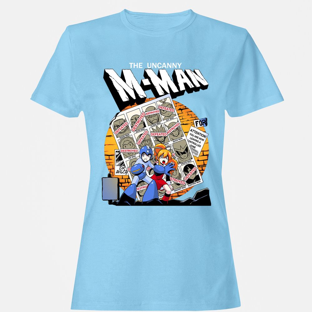 Women's T-Shirt - KY8UN2QR - Light Blue - 8