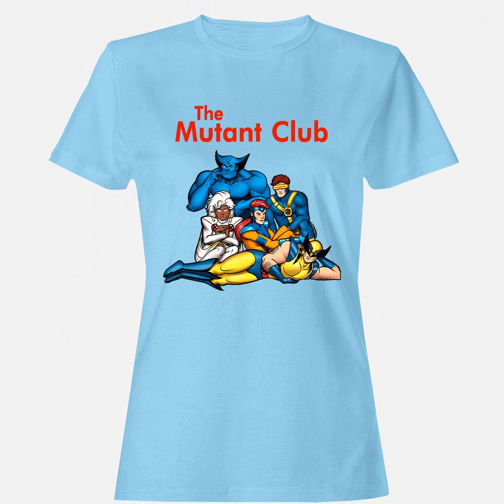 Women's T-Shirt - 8TE65CQQ - Light Blue - 8