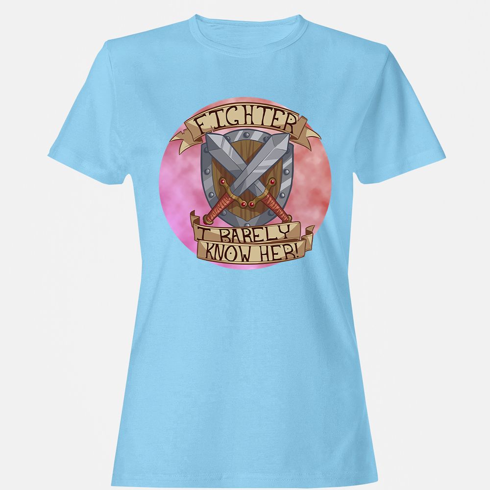 Women's T-Shirt - PFQLM3Y8 - Light Blue - 8