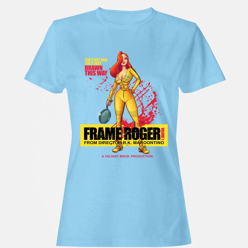 Women's T-Shirt - XJHFV27Z - Light Blue - 8
