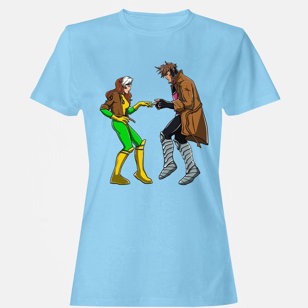 Women's T-Shirt - LQVC6UF6 - Light Blue - 8