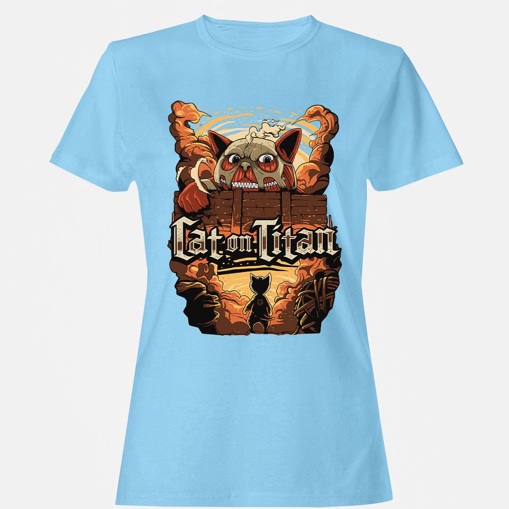 Women's T-Shirt - 6S131BQW - Light Blue - 8