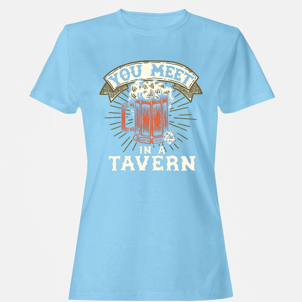 Women's T-Shirt - QRK7YEVS - Light Blue - 8