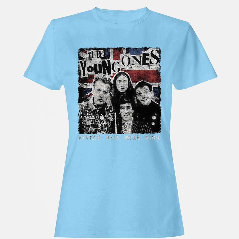 Women's T-Shirt - PN7DXL6Q - Light Blue - 8