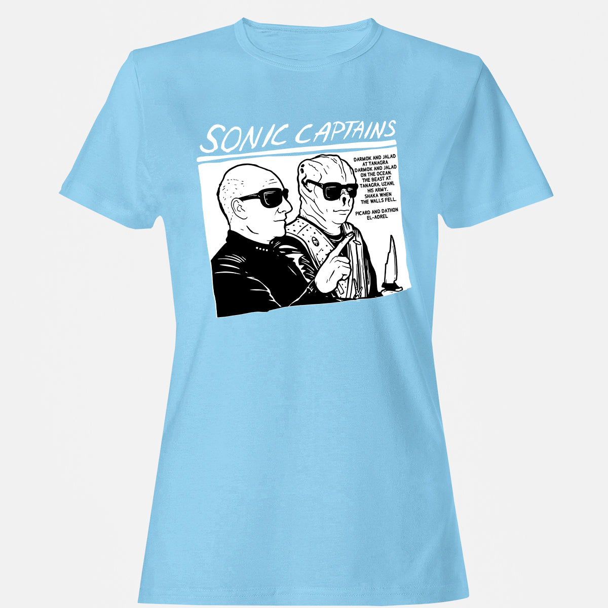 Women's T-Shirt - 828X1VUV - Light Blue - 8