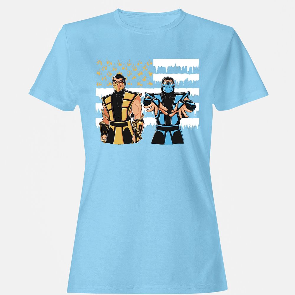 Women's T-Shirt - N4VBYQLL - Light Blue - 8
