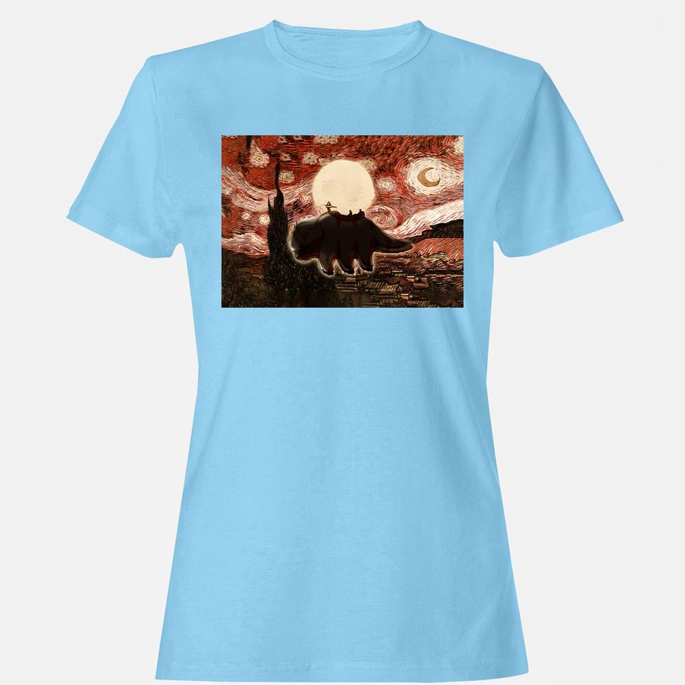 Women's T-Shirt - EN6CX93M - Light Blue - 8