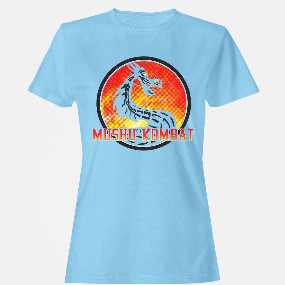 Women's T-Shirt - CGHE9KLP - Light Blue - 8