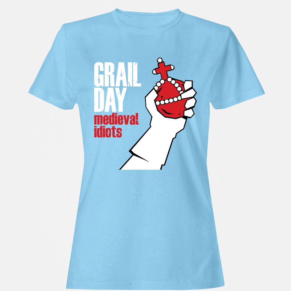 Women's T-Shirt - YHE4SQ39 - Light Blue - 8