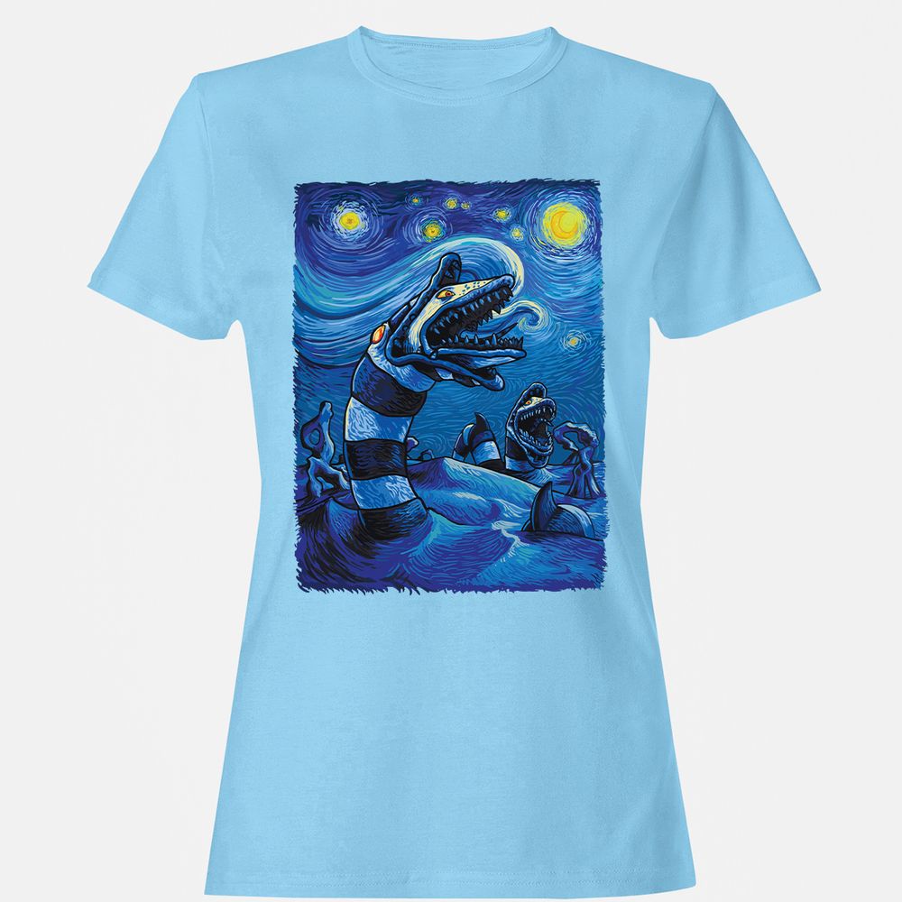 Women's T-Shirt - XZ2S4ESV - Light Blue - 8