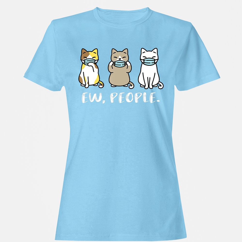 Women's T-Shirt - M9QEDFU8 - Light Blue - 8