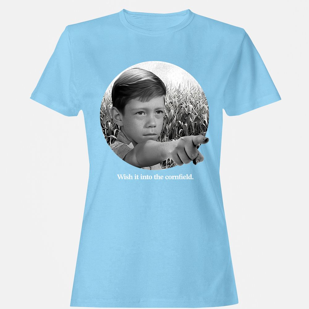 Wish It Into The Cornfield - Light Blue - 8