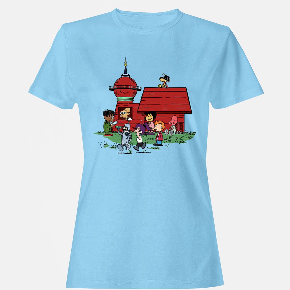 Women's T-Shirt - ZAVJPEJ5 - Light Blue - 8