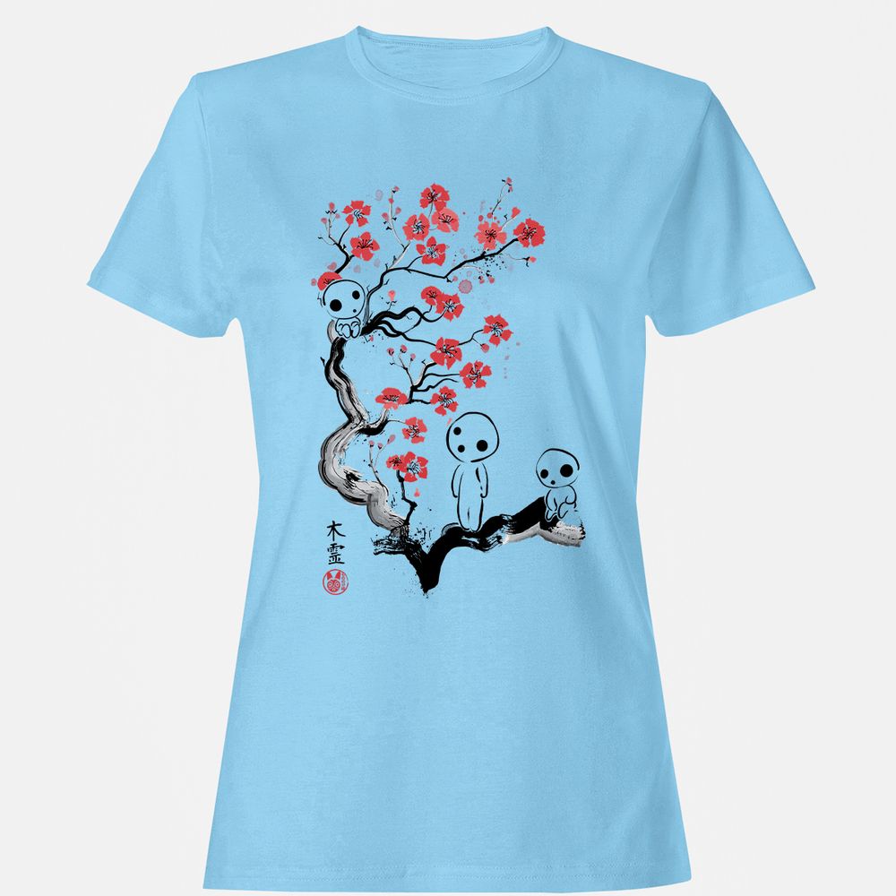 Women's T-Shirt - YMTNF2ZY - Light Blue - 8