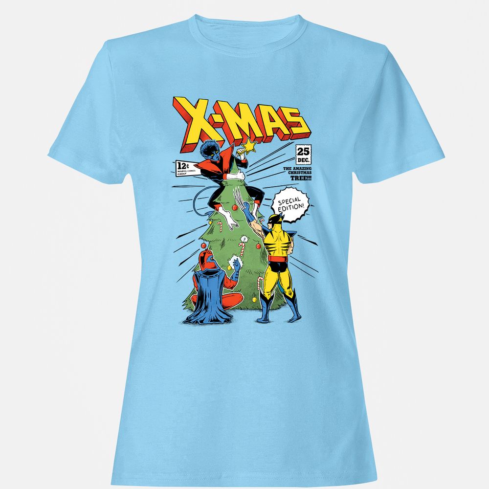 Women's T-Shirt - SX4YN5R8 - Light Blue - 8