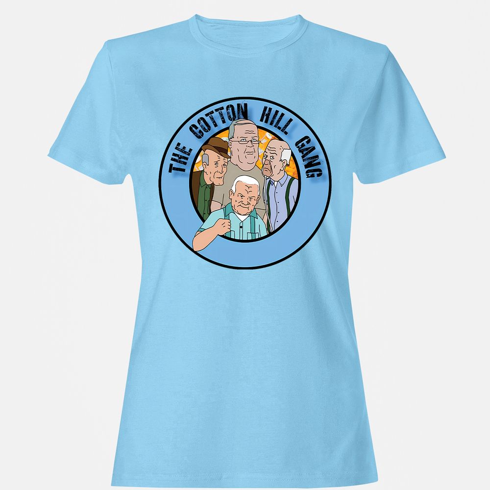 Women's T-Shirt - 8TL3EEVU - Light Blue - 8